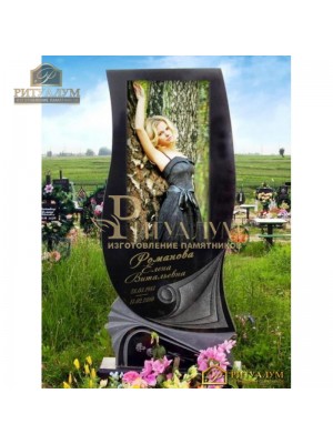 Памятник с фотокерамикой №1 — ritualum.ru